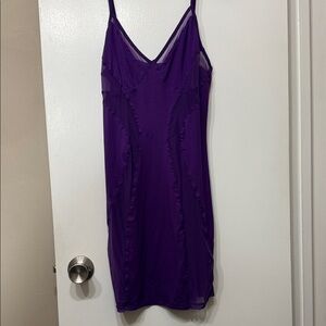 Purple Sleeveless Dress